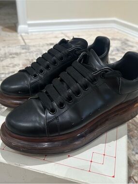 Alexander McQueen Black oversized sneakers